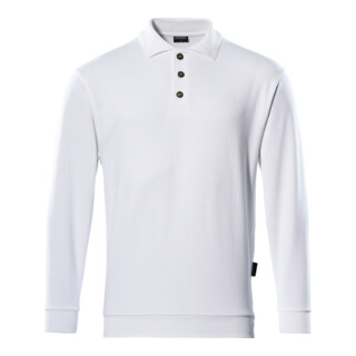 MASCOT® Polo-sweatshirt Trinidad Größe M weiß