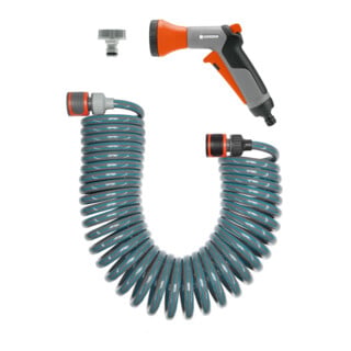 GARDENA Spiralschlauch-Set 10 m Display