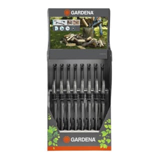 GARDENA Spaltaxt 1600 S mit Schleifgerät Display