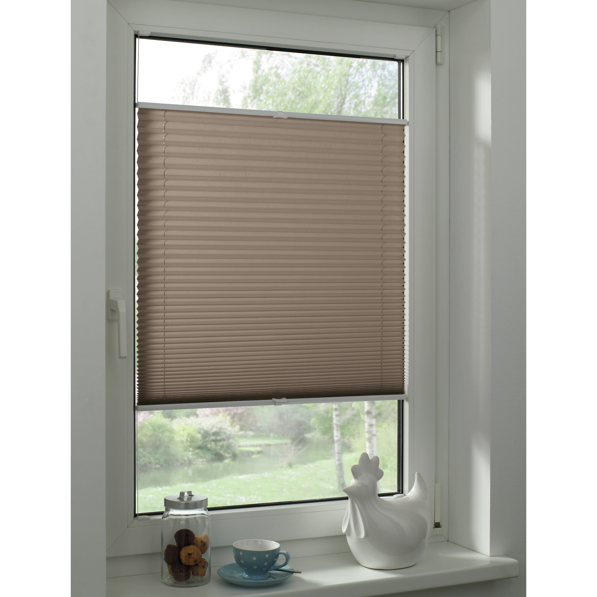 Gardinia Plissee 'Concept' taupe 45 x 130 cm Bild 3