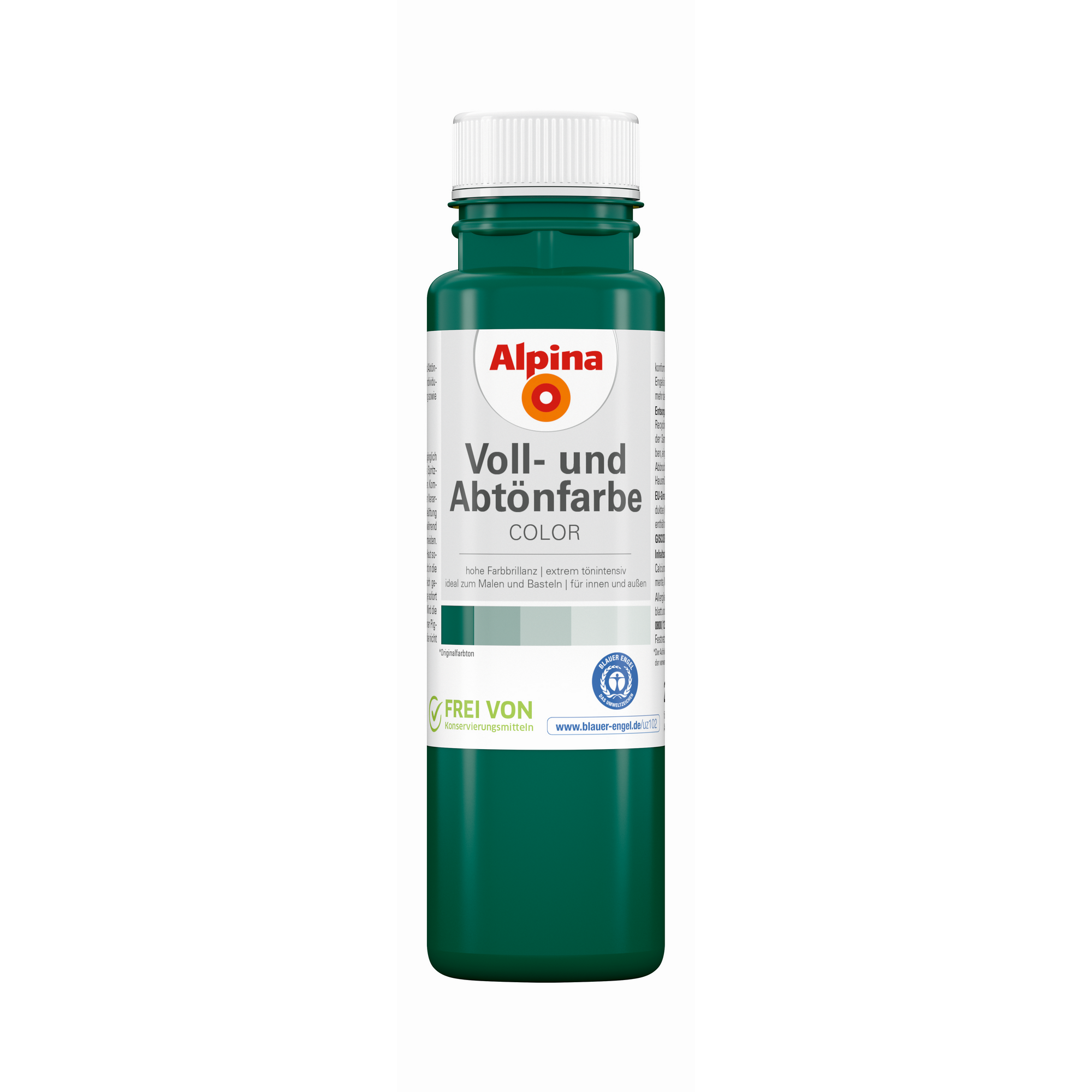 Alpina Voll- und Abtönfarbe 'Deep Green' grün 250 ml
