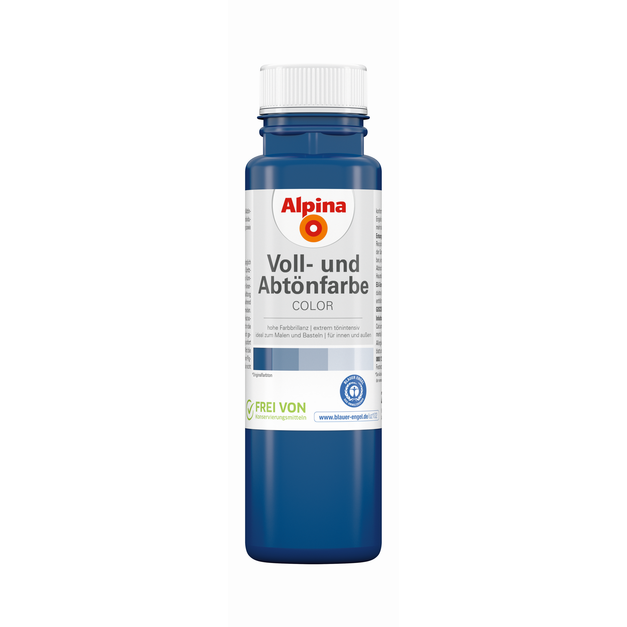 Alpina Voll- und Abtönfarbe 'Mystery Blue' blau 250 ml