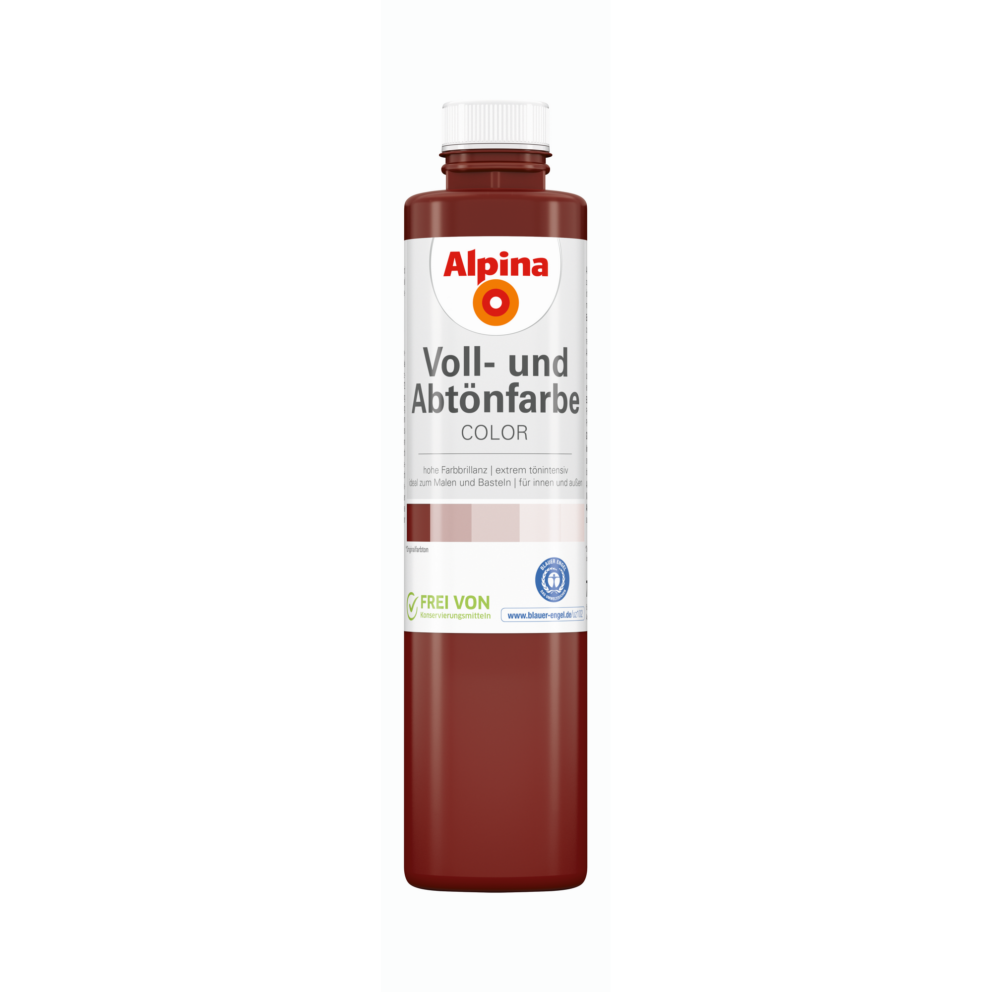 Alpina Voll- und Abtönfarbe 'Spicy Red' rot 750 ml
