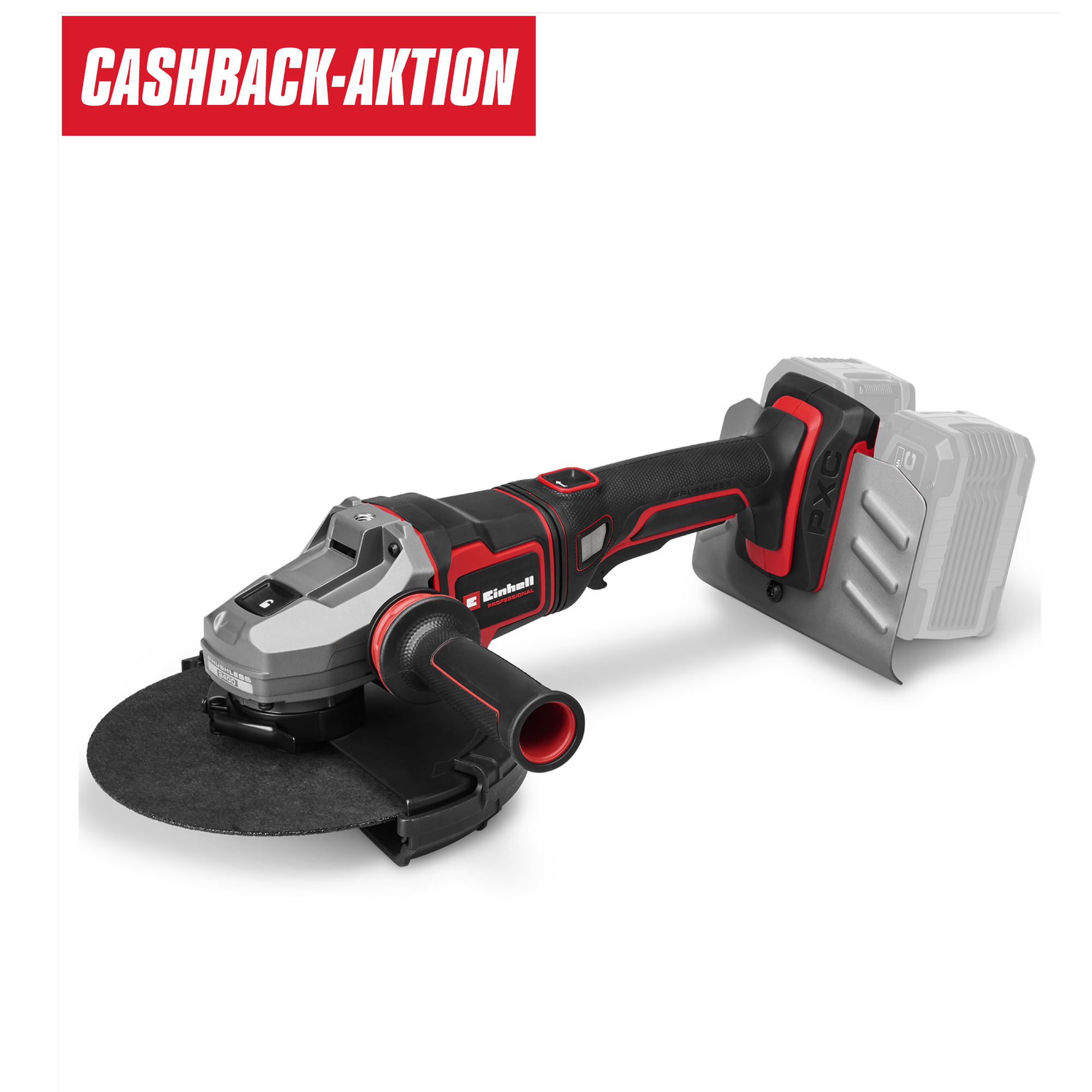 Einhell Akku-Winkelschleifer 'TP-AG 36/230-24 Li BL Solo' ohne Akku und Ladegerät Bild 3