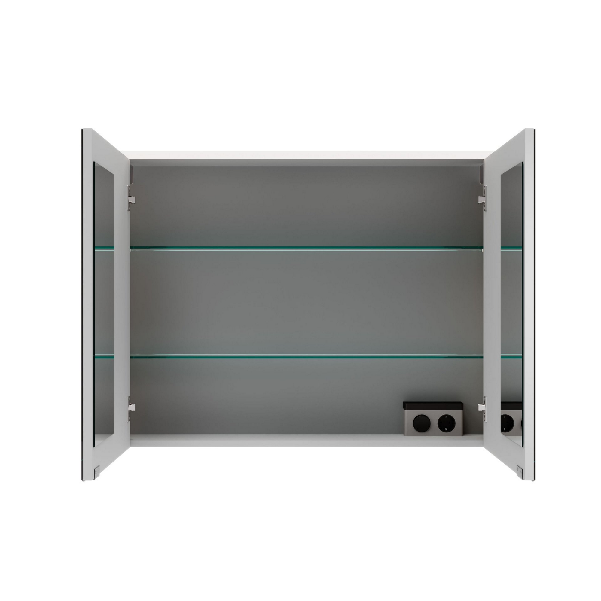 Fackelmann LED-Spiegelschrank 'B.Round' Sandeiche matt 90 x 68,3 x 16,5 cm Bild 2