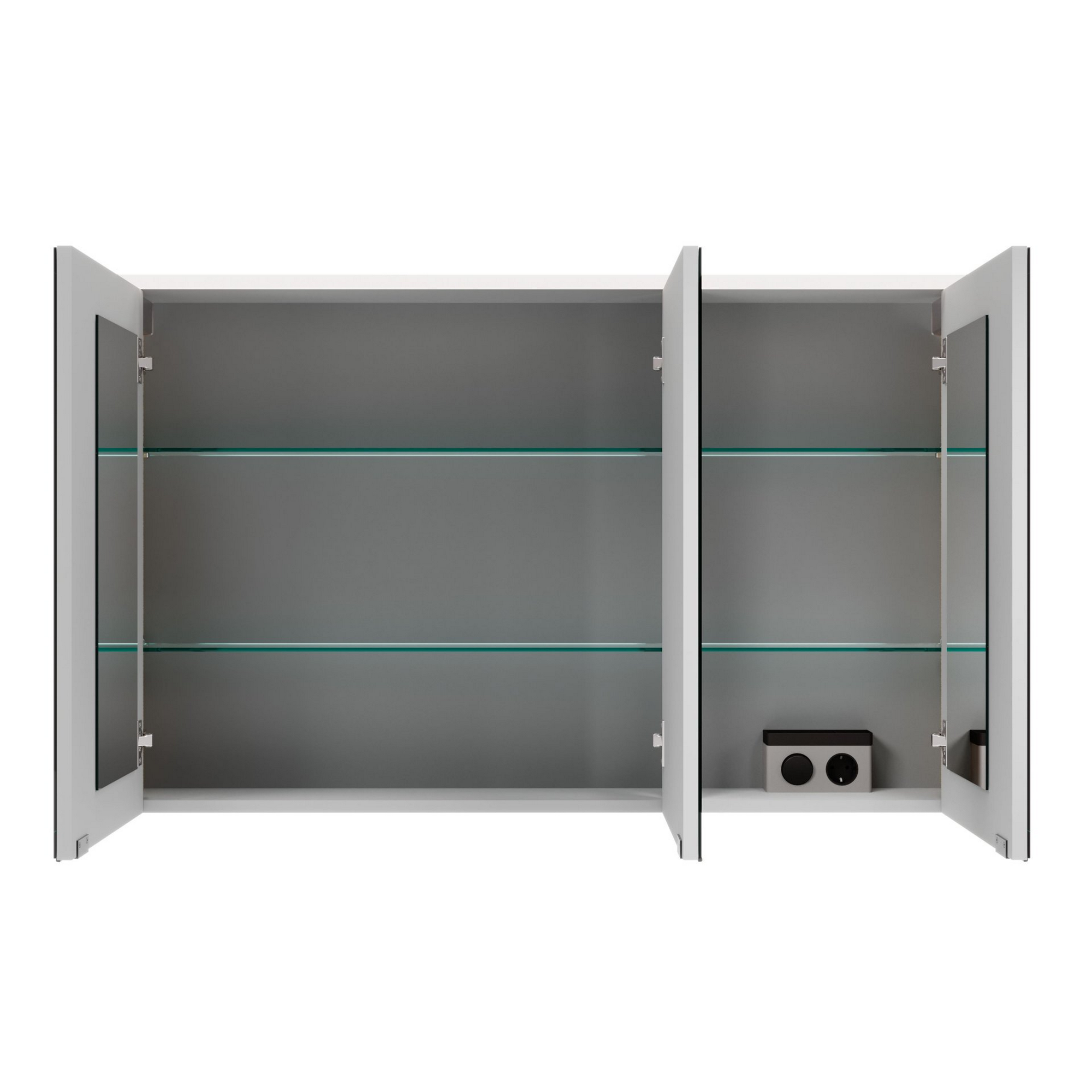 Fackelmann LED-Spiegelschrank 'B.Round' Sandeiche matt 110 x 68,3 x 16,5 cm Bild 2