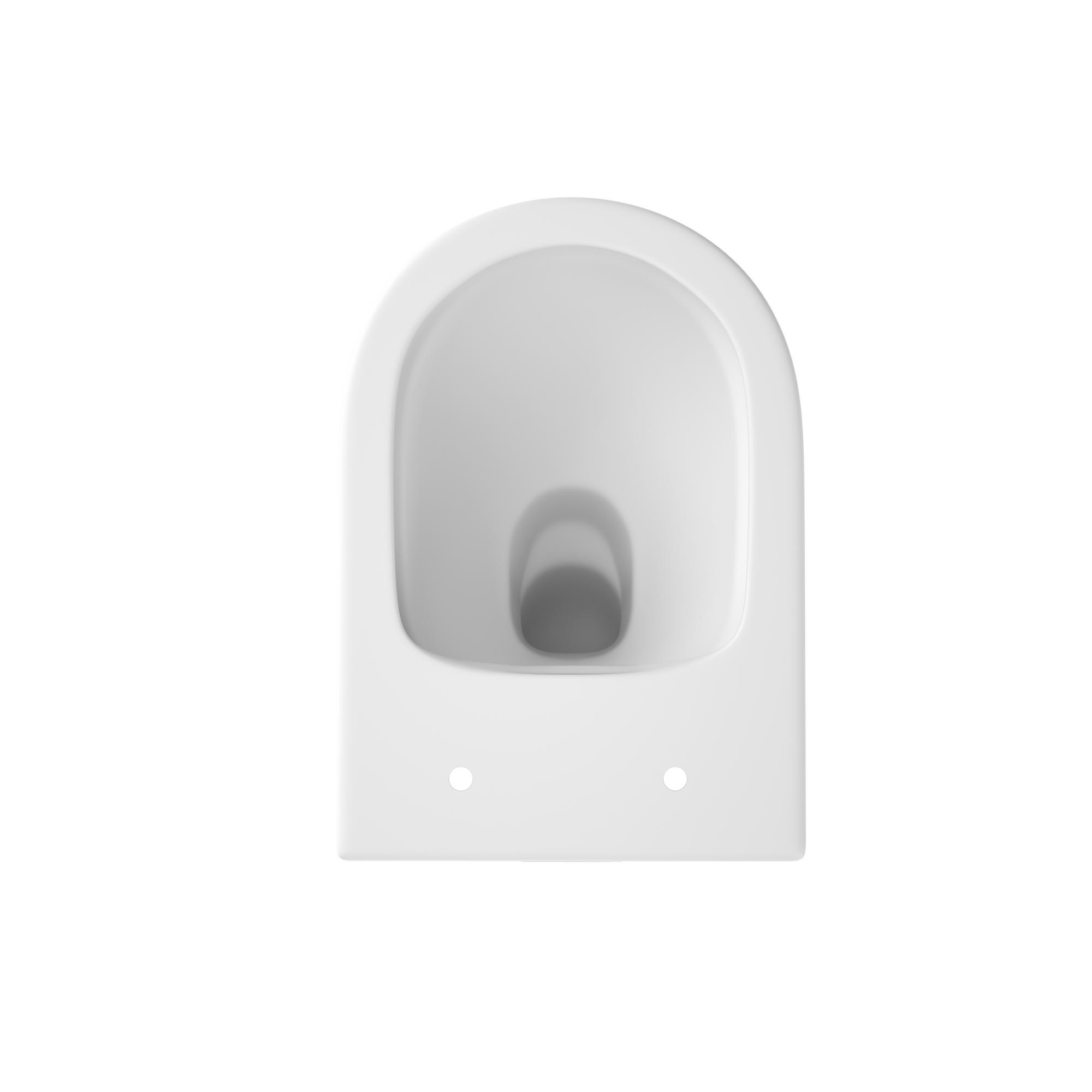 sanicomfort Wand-WC-Set spülrandlos 'Nakia' inklusive WC-Sitz weiß