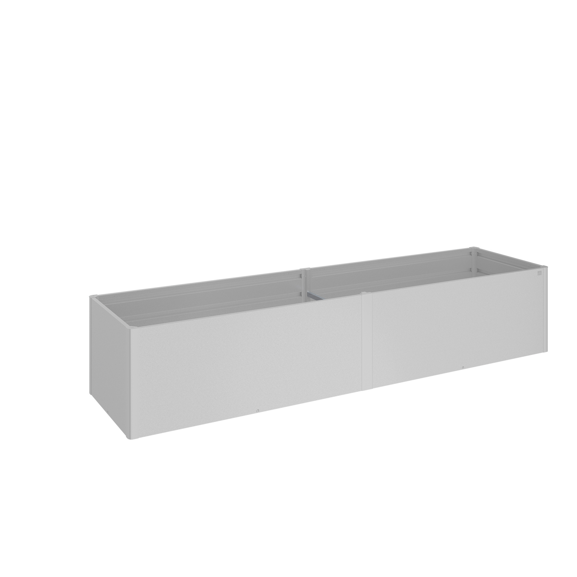 Biohort Hochbeet 'HochBeet maxi ' 397 x 103,1 x 77 cm silber-metallic