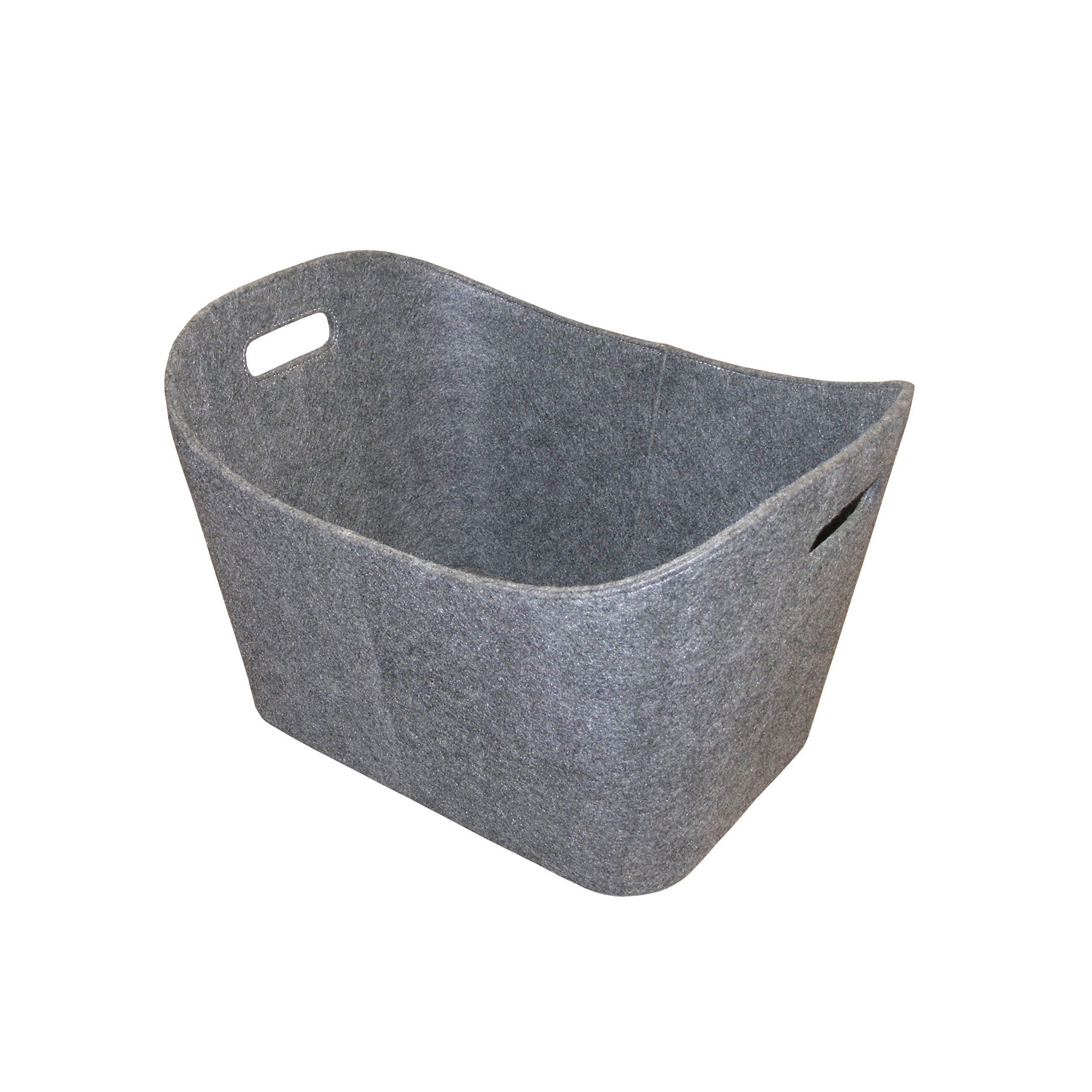 Filzkorb grau 55 x 35 x 40 cm