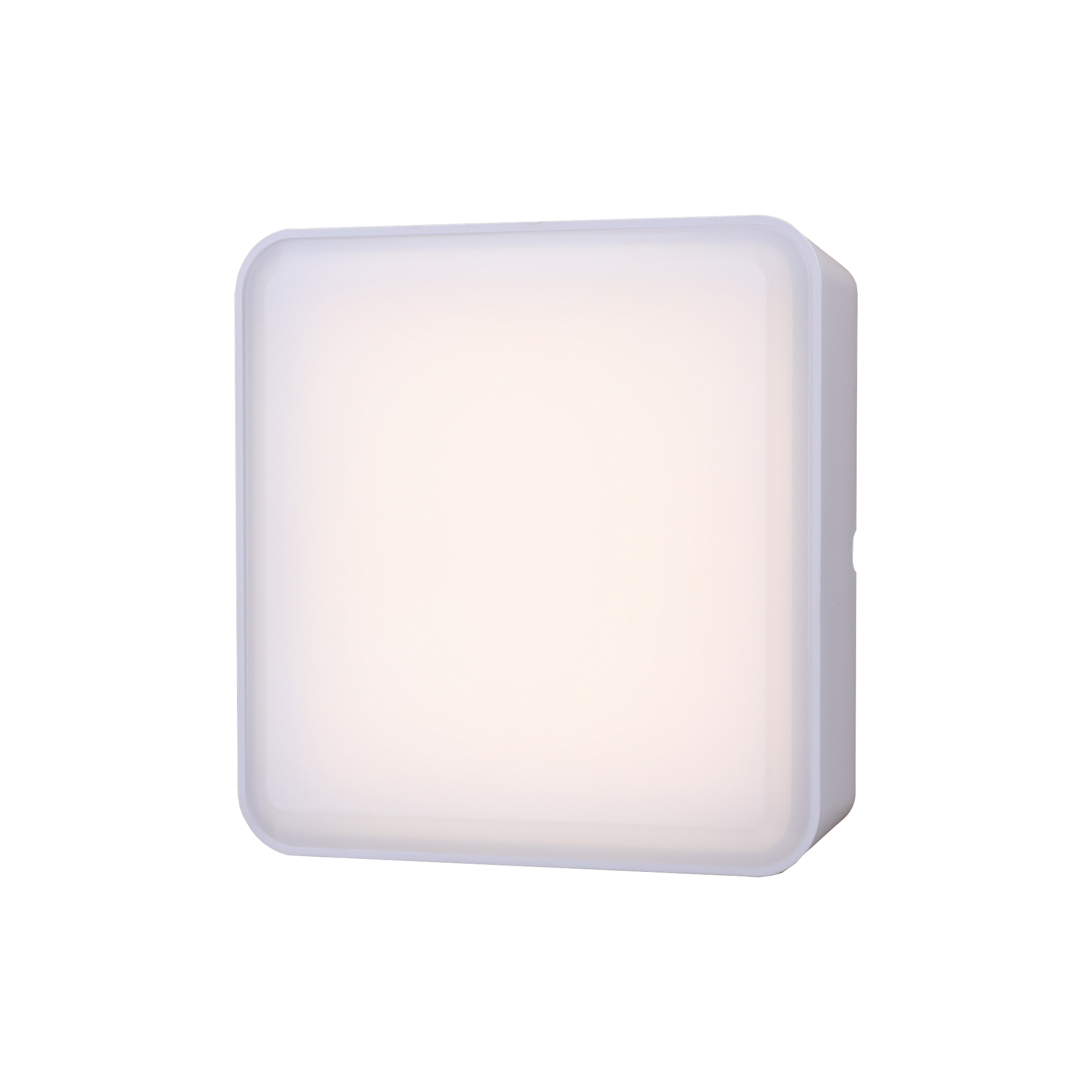 toom LED-Außendeckenleuchte 'Warschau' 12 W 1200 lm neutralweiß IP 44 15 x 15 x 5,8 cm