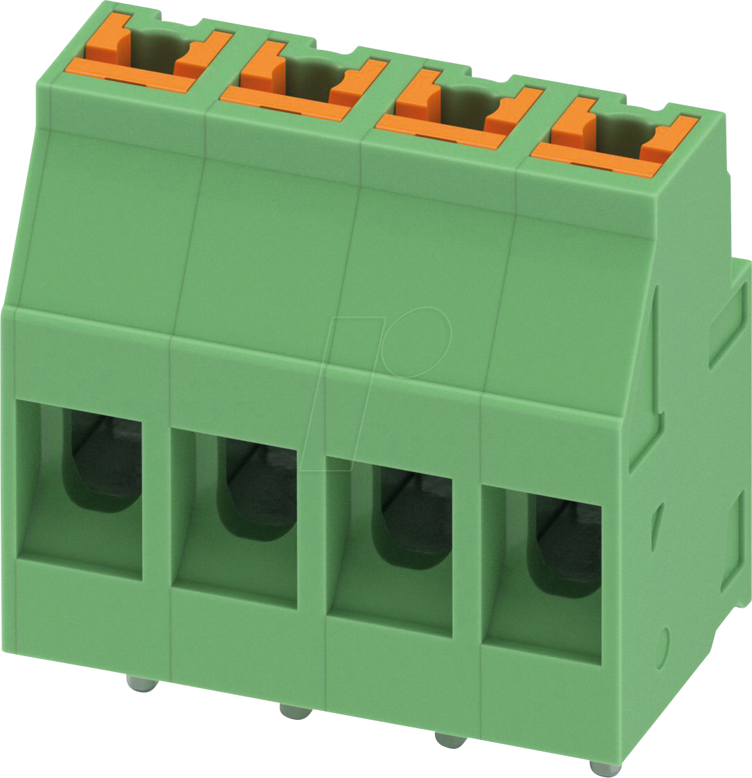 SPTH 3 4 5,0 - Leiterplattenklemme, 4 polig, RM: 5 mm, 0,14 - 4 mm²