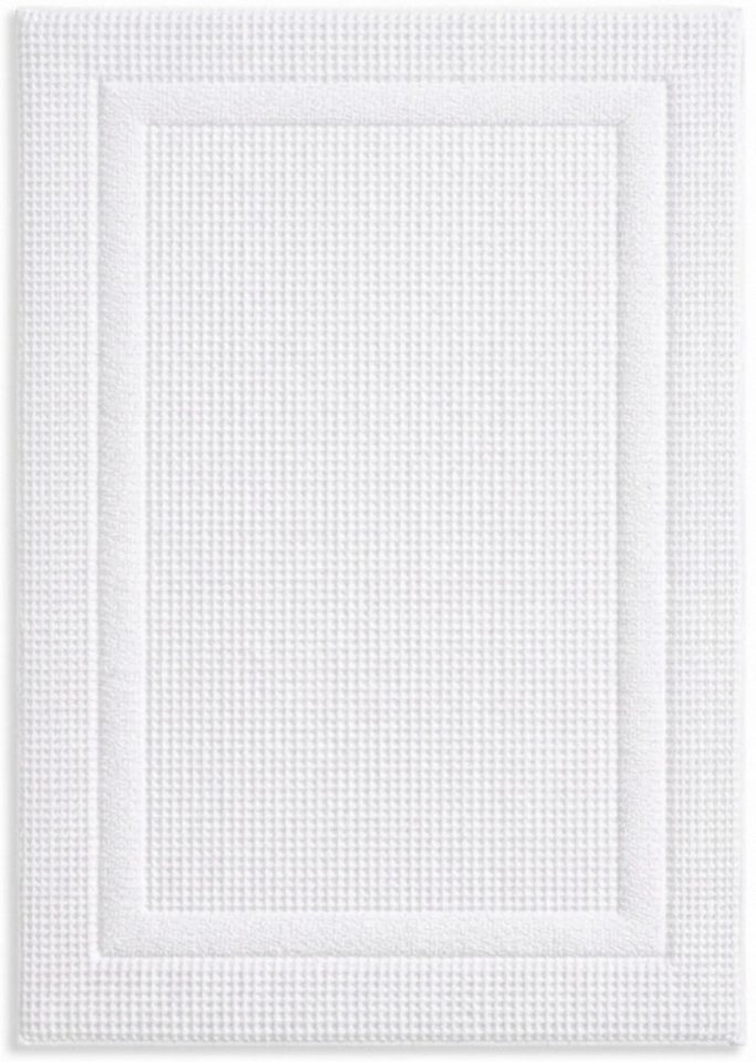 Egeria Badematte LIVA, Höhe 5 mm, Baumwolle, rechteckig, 50x80 cm, Waffelpiqué Struktur Bild 2
