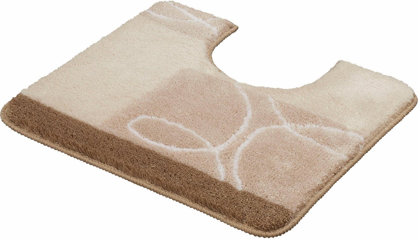 MEUSCH Badematte Curly, Badvorleger, Badezimmer Teppich, Höhe 20 mm, rutschhemmend beschichtet, fußbodenheizungsgeeignet, Kunstfaser, rechteckig, Badteppich, modernes Design, waschbar Bild 5