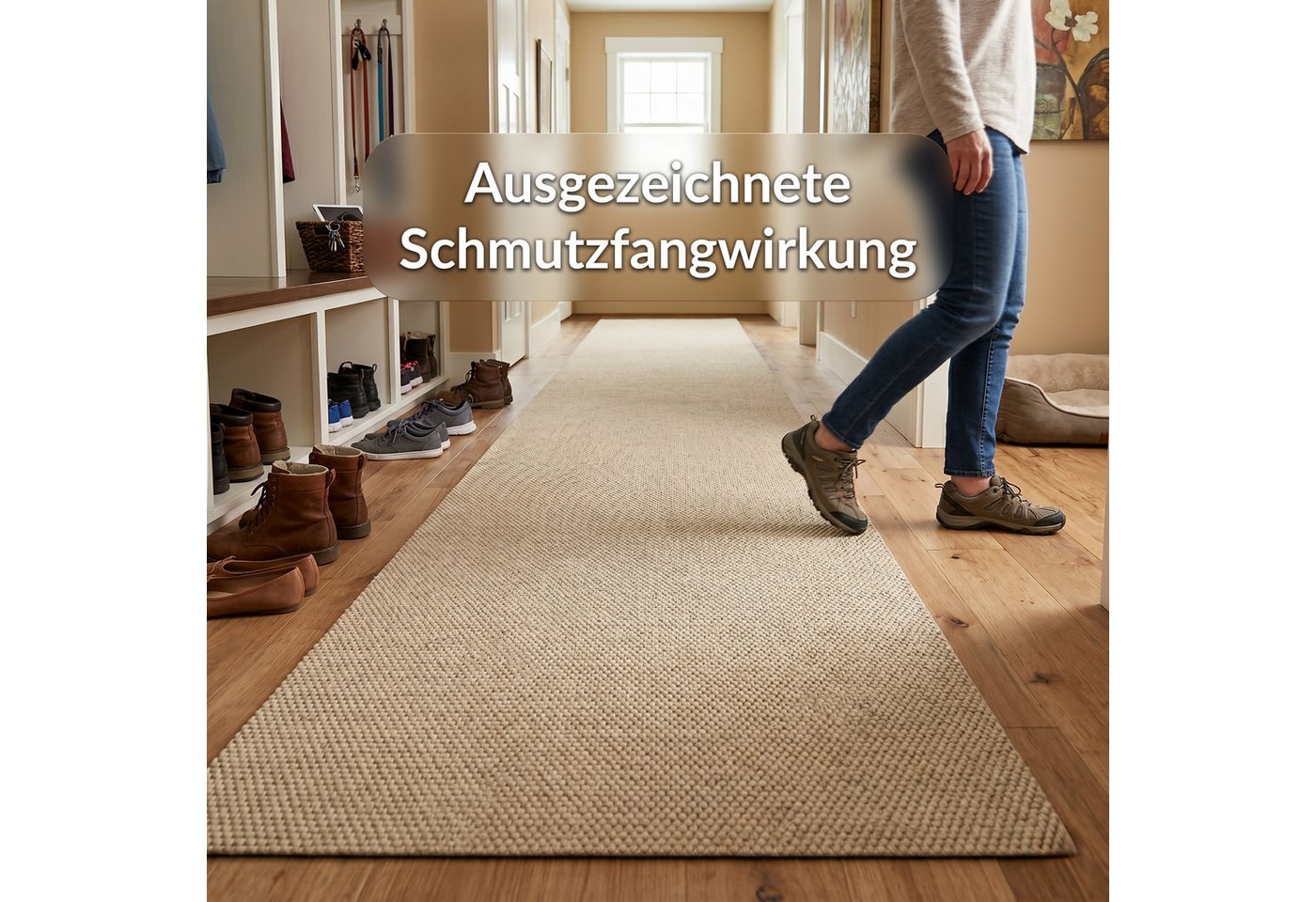 Floordirekt Fußmatte Schmutzfangmatte Hong Kong Pro mit rutschfestem TPE-Rücken, schmutzaufnehmend, feuchtigkeitsaufnehmend Bild 4