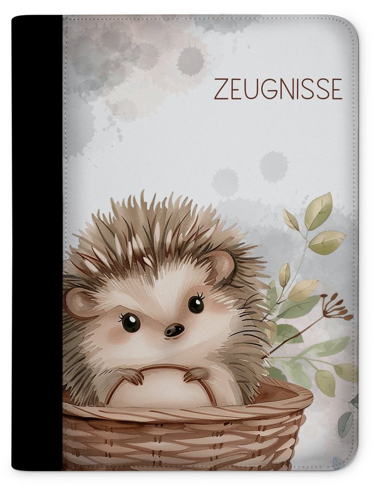 CreaDesign Schreibmappe Kinder Zeugnismappe, Dokumentenmappe, Ordner A4, Igel (1-St) Bild 2