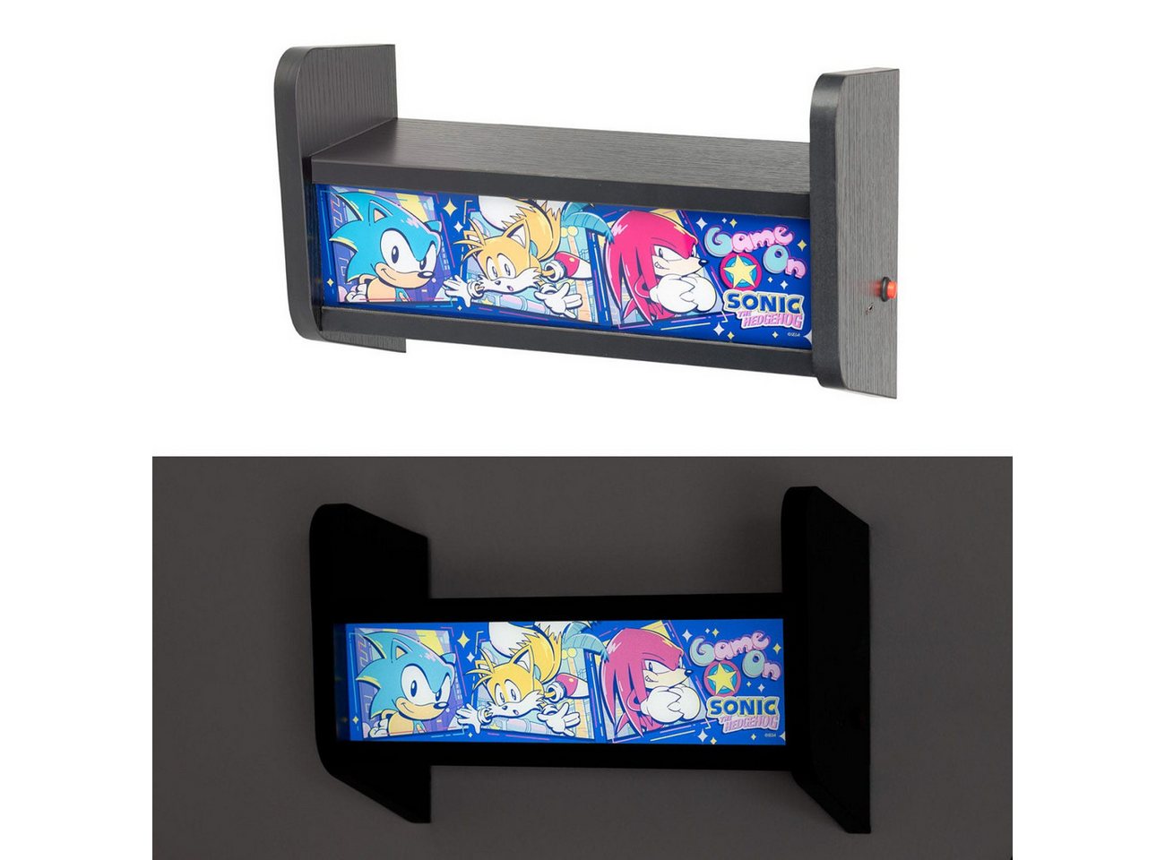 Grupo Erik Dekolicht Sonic The Hedgehog Lampe mit USB-C Arcade