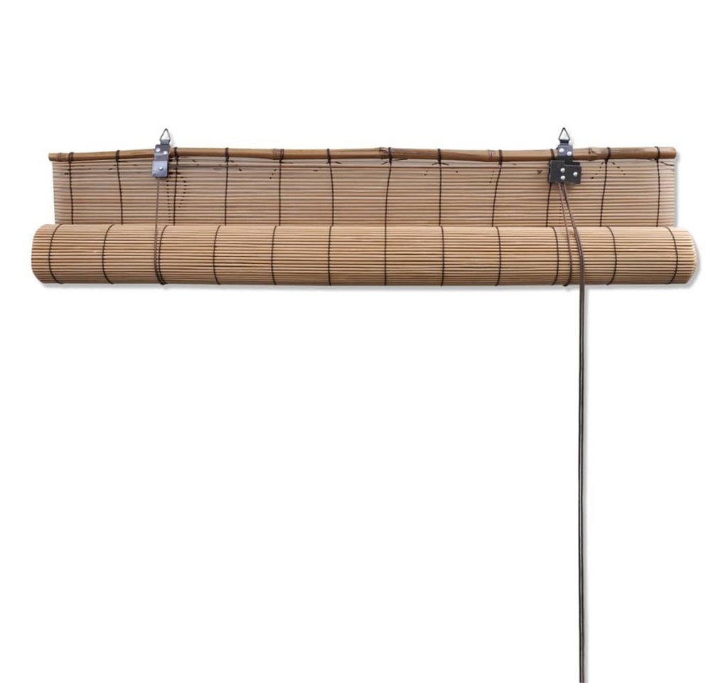 Rollo Bambusrollo Sichtschutz 100 x 160 cm Braun, furnicato Bild 5