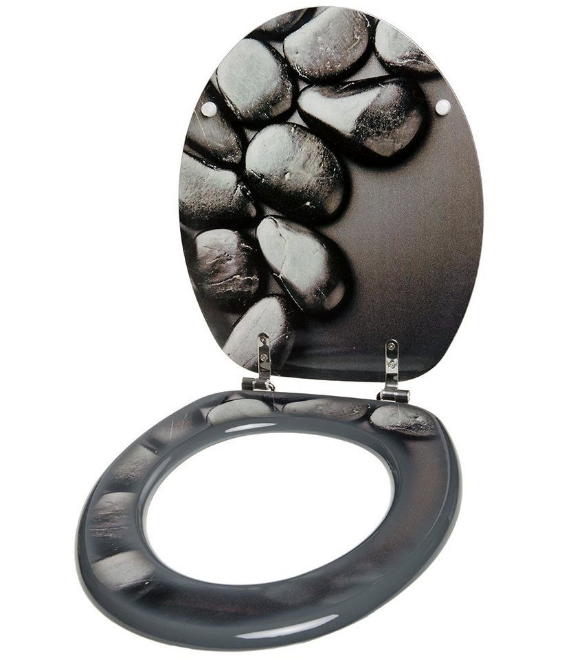 Sanilo WC-Sitz Hot Stones, universell, leichte Montage, hochwertig & modern Bild 3