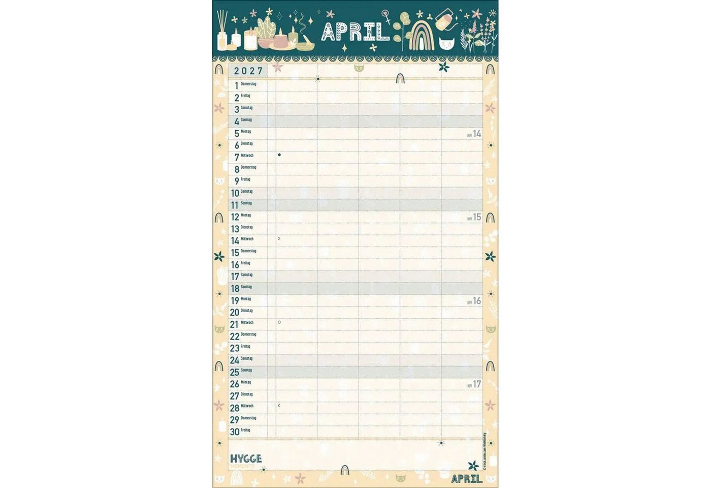 Korsch Verlag Wandkalender Hygge Planer 2027 Bild 5