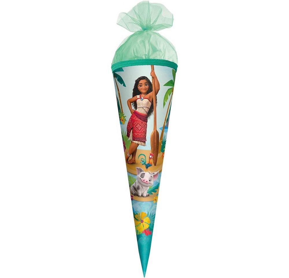 Roth Schultüte Disney Vaiana, 50 cm, rund, Tüllverschluss