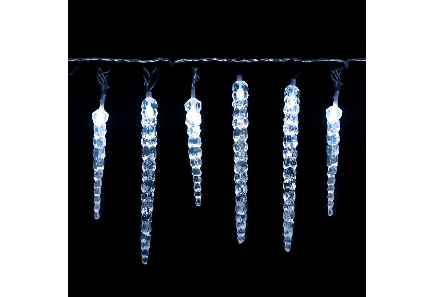 Salcar Lichterkette LED Feuerwerk Lichterkette Eiszapfen Beleuchtung Bild 4