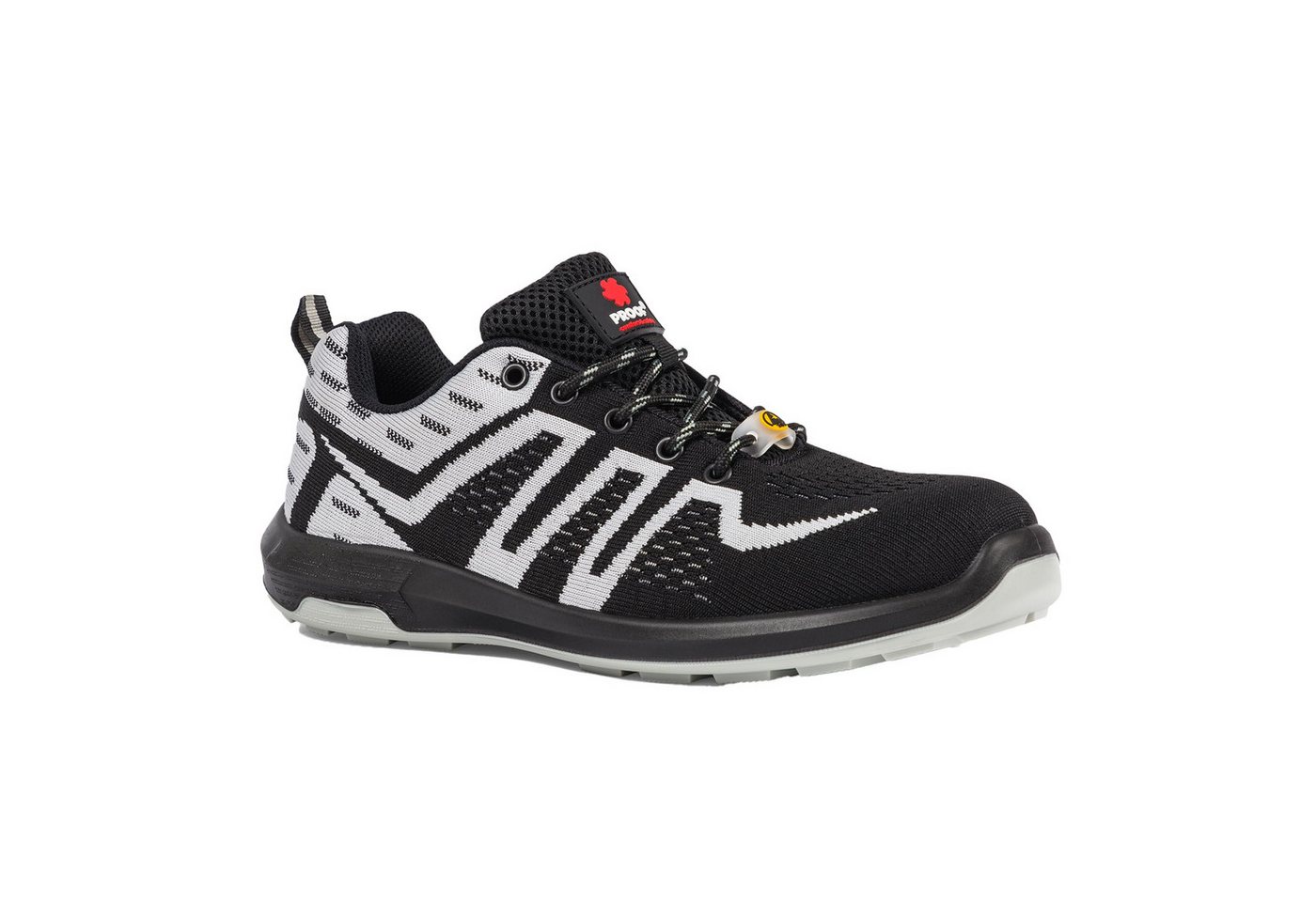 PROOF comfort & safety Sicherheitsschuhe KAPS5 S1 ESD SRC Arbeitsschuhe Stahlkappe Arbeitsschuh (Hoher Tragekomfort – dank der Verwendung leichter Materialien bieten die Schuhe eine hervorragende Atmungsaktivität und eine perfekte Passform., Modernes Design–Stilvolle Aussehen, funktional, ästhetisch) leichte Berufsschuhe für Damen und Herren
