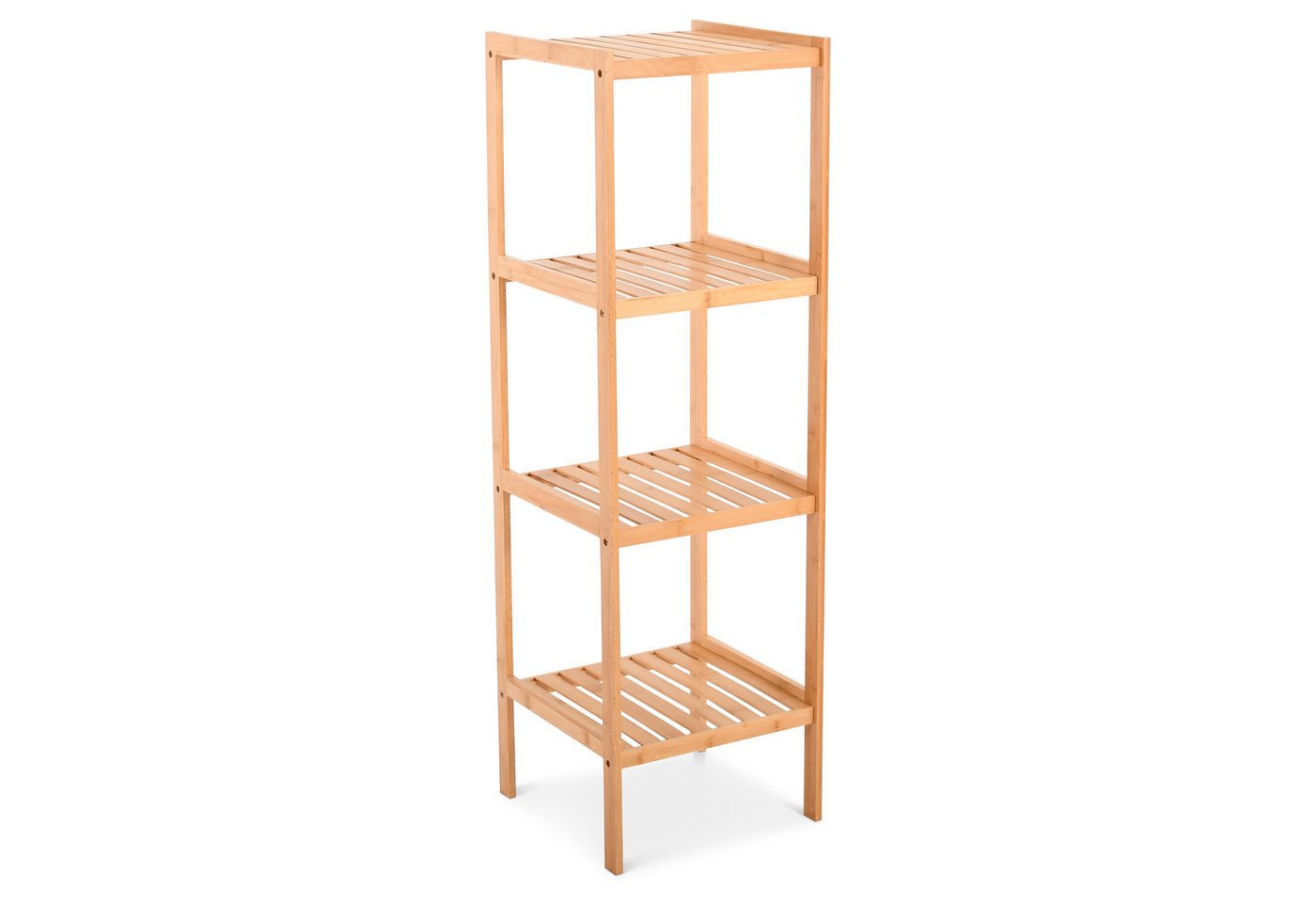Raburg Standregal Badregal, Bambus, Keda, 4 Böden, für Bad, Küche oder Wohnraum Bild 3
