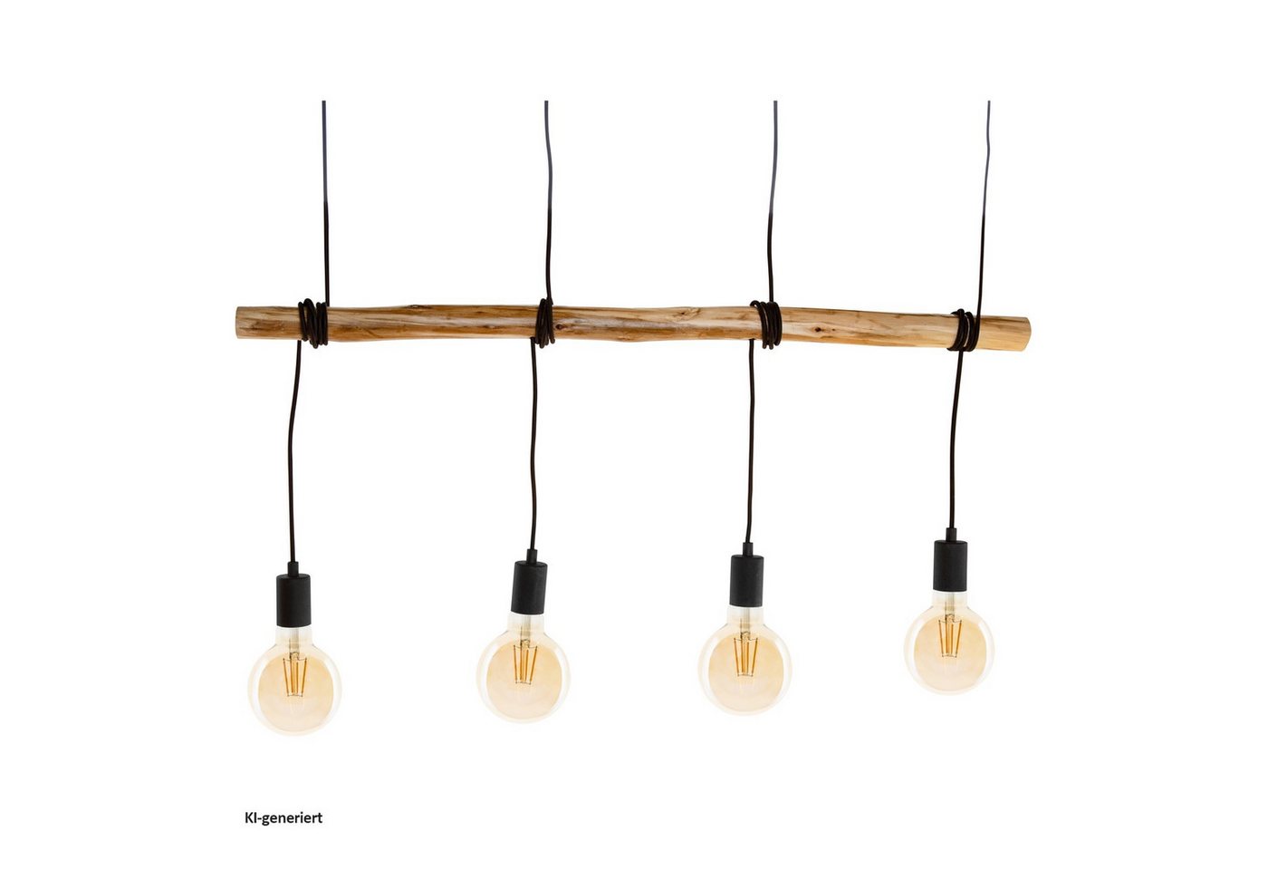NOWA Deckenleuchte Deckenleuchte 4-flammig TERIS, ohne Leuchtmittel, Deckenlampe Pendelleuchte Bild 2