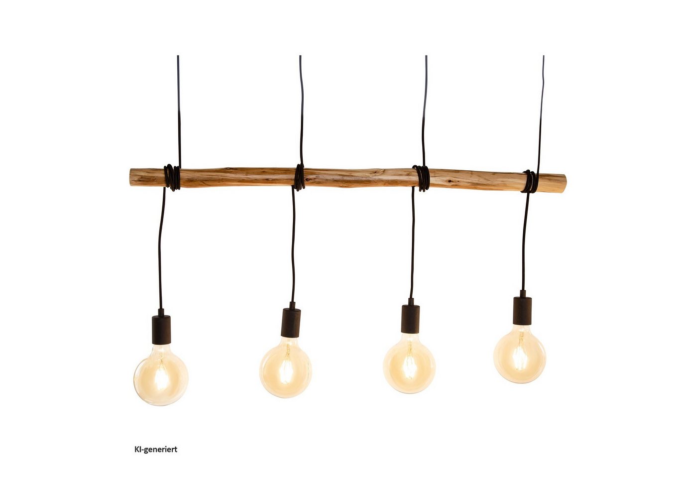 NOWA Deckenleuchte Deckenleuchte 4-flammig TERIS, ohne Leuchtmittel, Deckenlampe Pendelleuchte Bild 3
