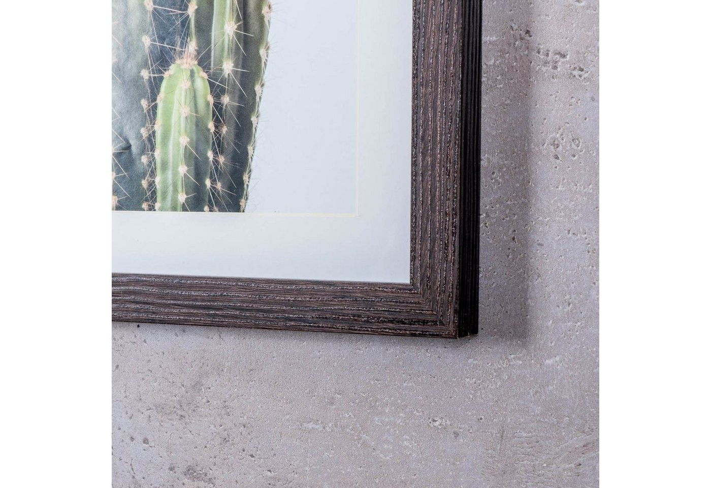 Levandeo® Bilderrahmen, Bilderrahmen für 3 Fotos 13x18cm Eiche Braun Holz Portrait Collage Bild 3