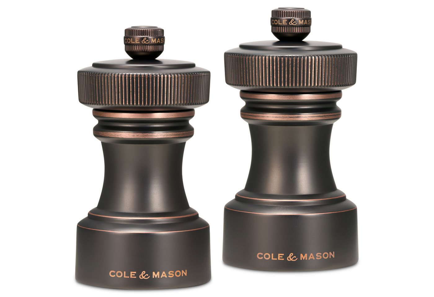 Cole & Mason Salz-/Pfeffermühle Hoxton, Geschenkset, 10,4 cm Bild 4