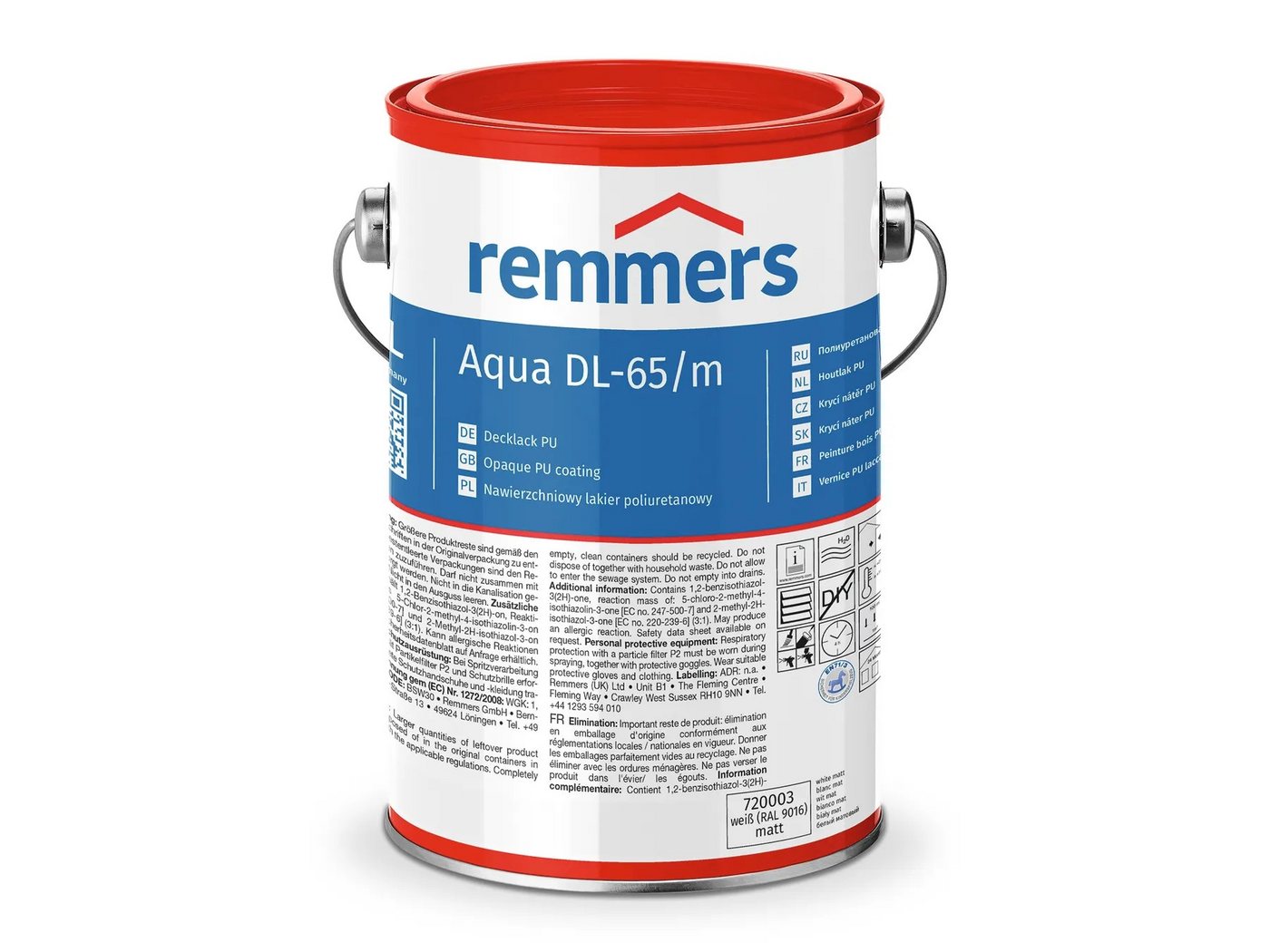 Remmers Holzlack Aqua DL-65-Decklack PU