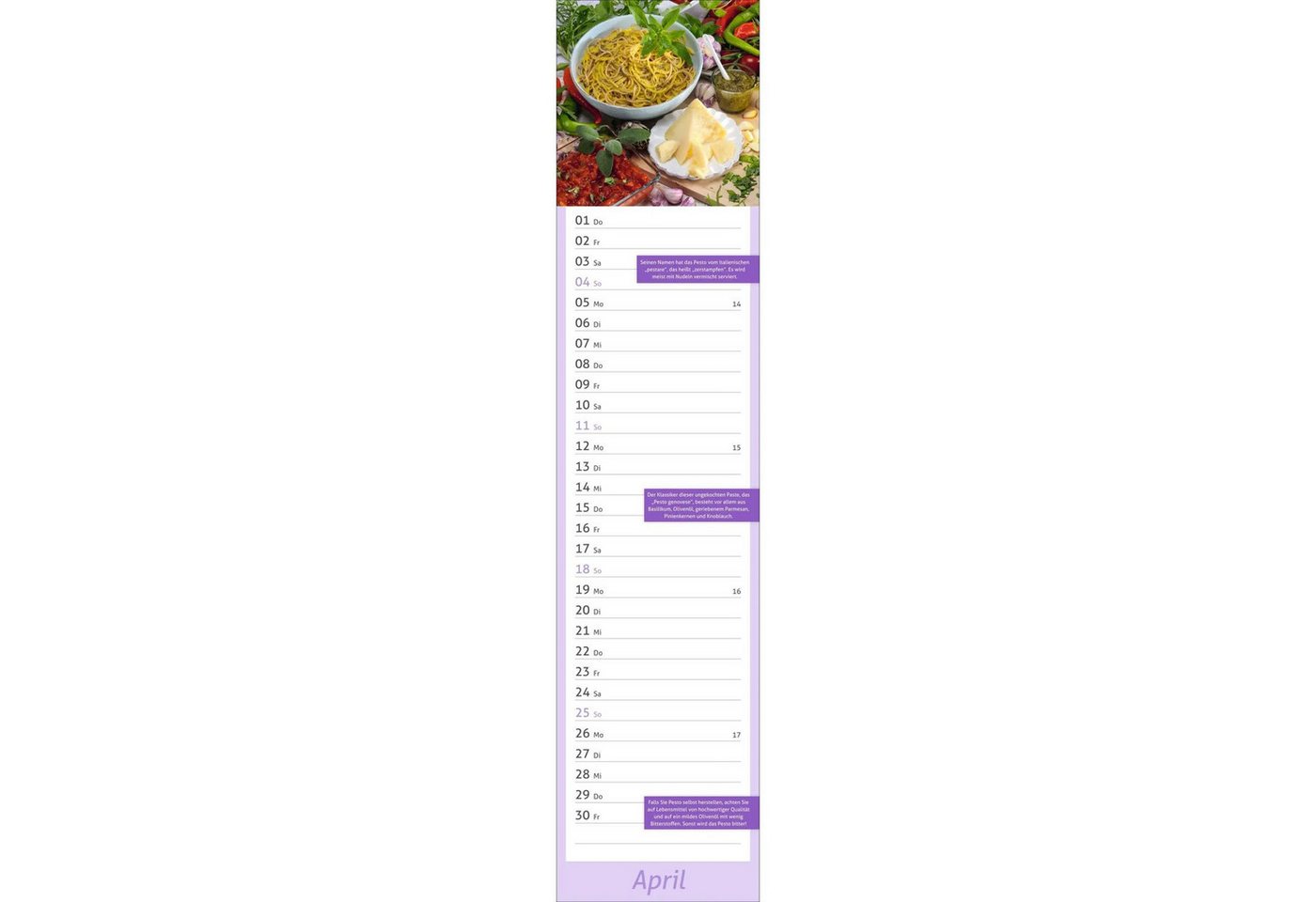 HEYE Wandkalender times&more Küche Langplaner 2027 Bild 4