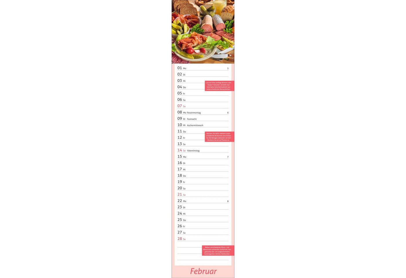 HEYE Wandkalender times&more Küche Langplaner 2027 Bild 5