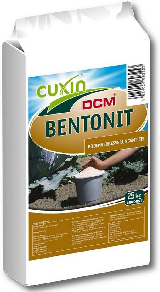 Cuxin DCM Tonmehl Cuxin DCM Bentonit Tonmineral gekörnt Gesteinsmehl 25 kg.