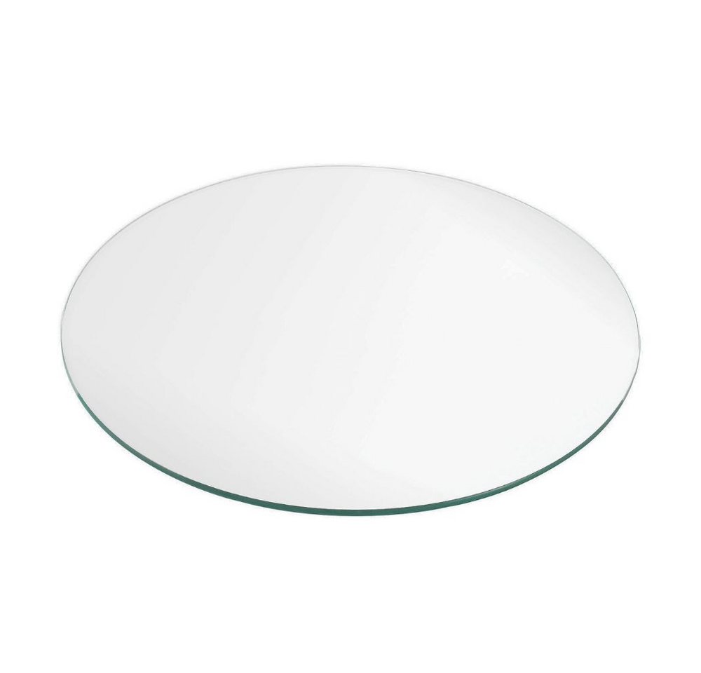 LebensWohnArt Tischplatte Glasplatte TERRY 100cm Rund 8mm Stärke gehärtetes Glas Bodenplatte Bild 3