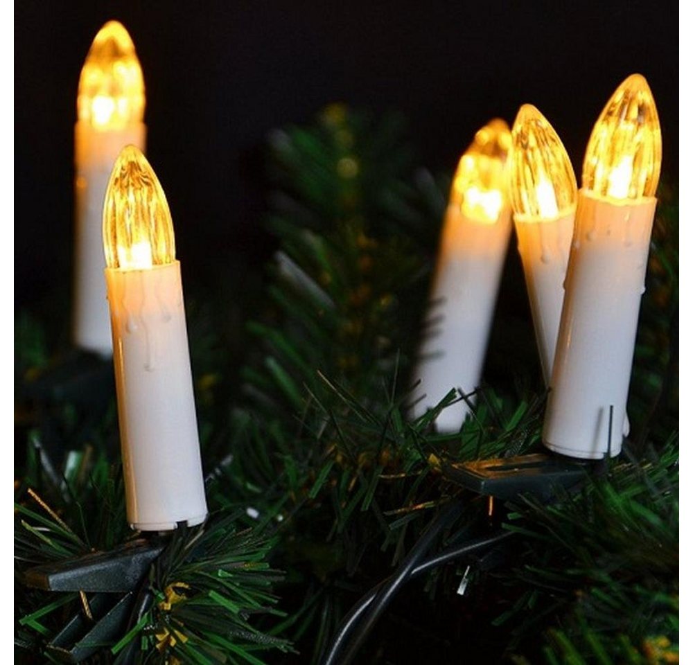 Nipach LED-Christbaumkerzen XI11603 LED Weihnachtsbaumbeleuchtung 20er innen