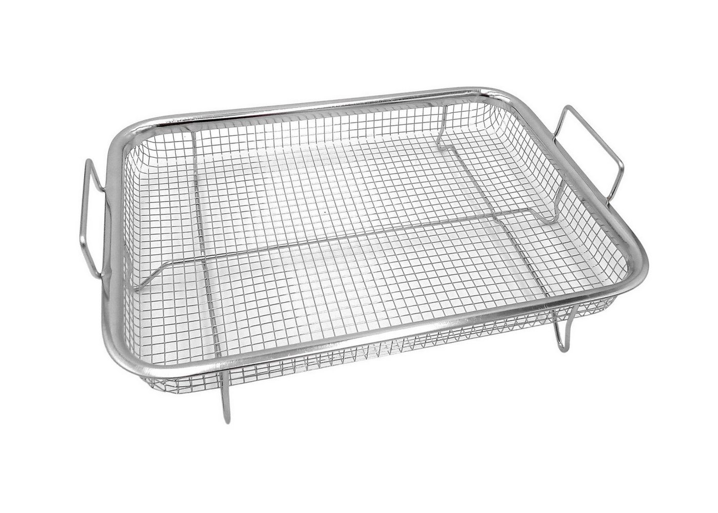 BURI Grillschale Backofen Edelstahl Grillkorb Grillschale Grillgitter Grillblech