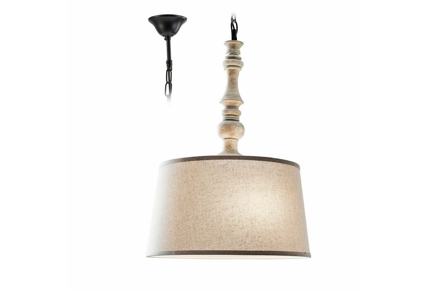 Mirabeau Hängeleuchten Hängelampe Martigny beige