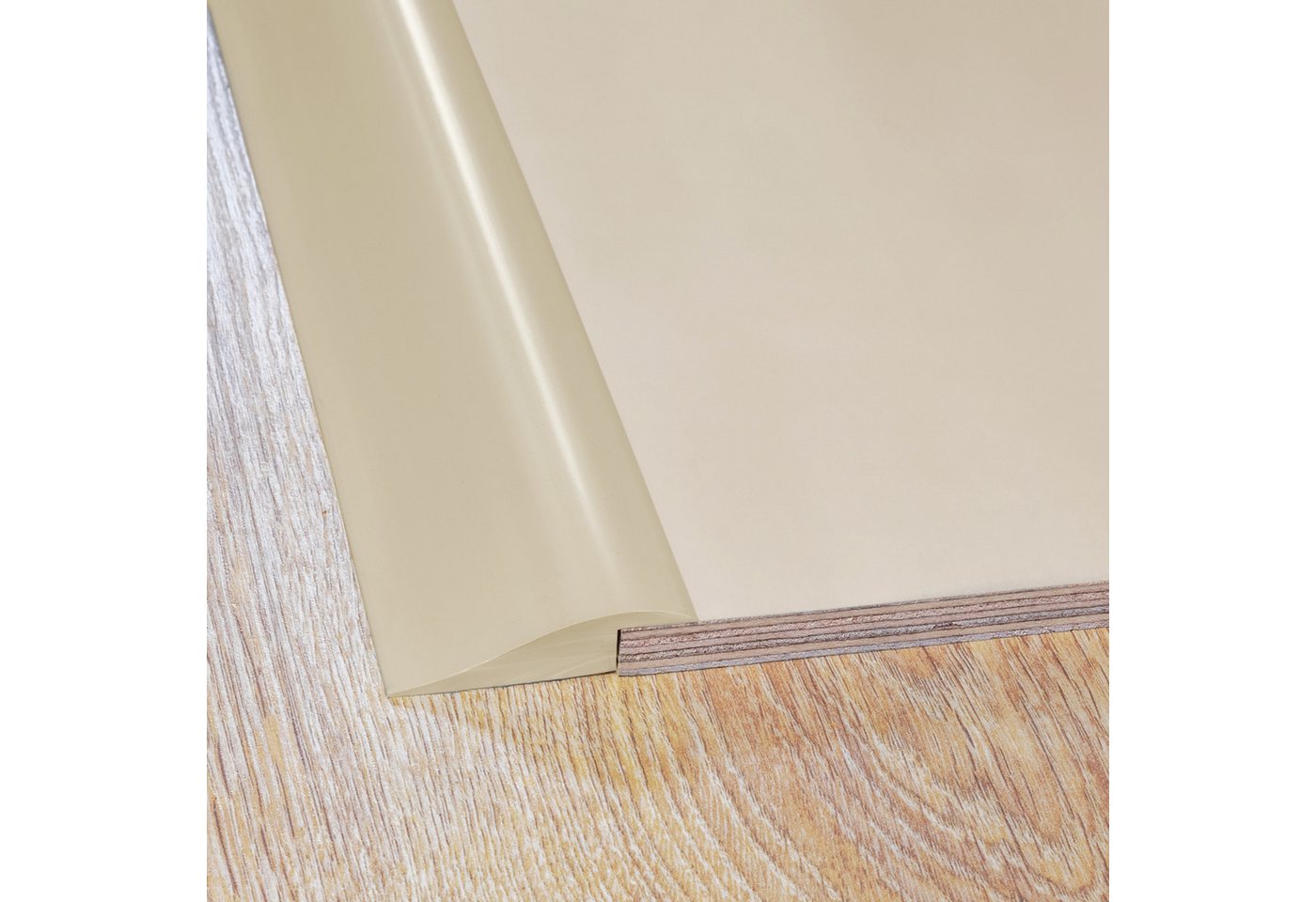 Quest Übergangsprofil Übergangsleiste selbstklebend 50 x 7 mm, Höhenausgleich (1-St), selbstklebend, Höhenausgleich 1-7 mm, 100 cm Bild 3