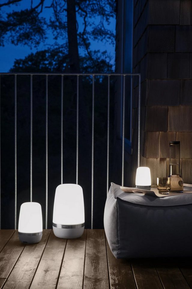 blomus LED Laterne -SPIRIT- Outdoor LED Leuchte: Designlampe für den Außenbereich, Dimmbar, LED fest integriert, Warmweiß, Neutralweiß, Kaltweiß, Akku aufladbar, IP44, Dimmbar, LED, Lichtfarben, Stilvoll, Zeitloses Design Bild 3