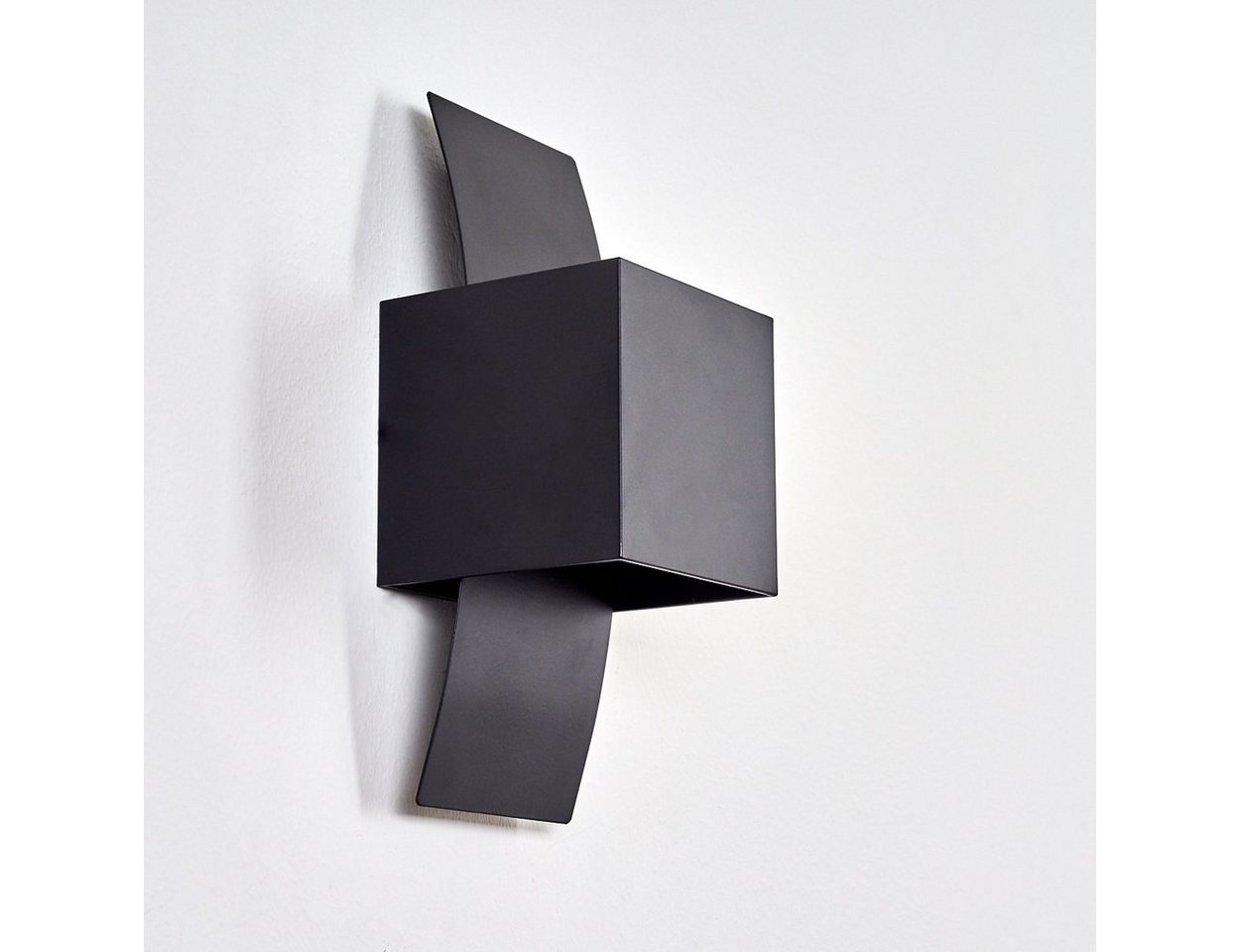 hofstein Wandleuchte »Vols« Zimmerlampe aus Metall in Schwarz, ohne Leuchtmittel, Wandlampe mit Up & Down Lichteffekt, 1xG9 Bild 2