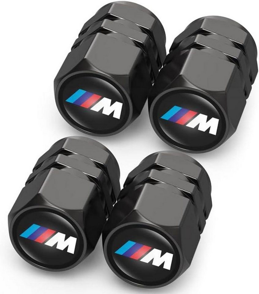 FELIXLEO Aufkleber 4x Ventilkappen für BMW M M2 M3 M4 M5 X1 X3 X5 X6 Autoventil Kappe Bild 2