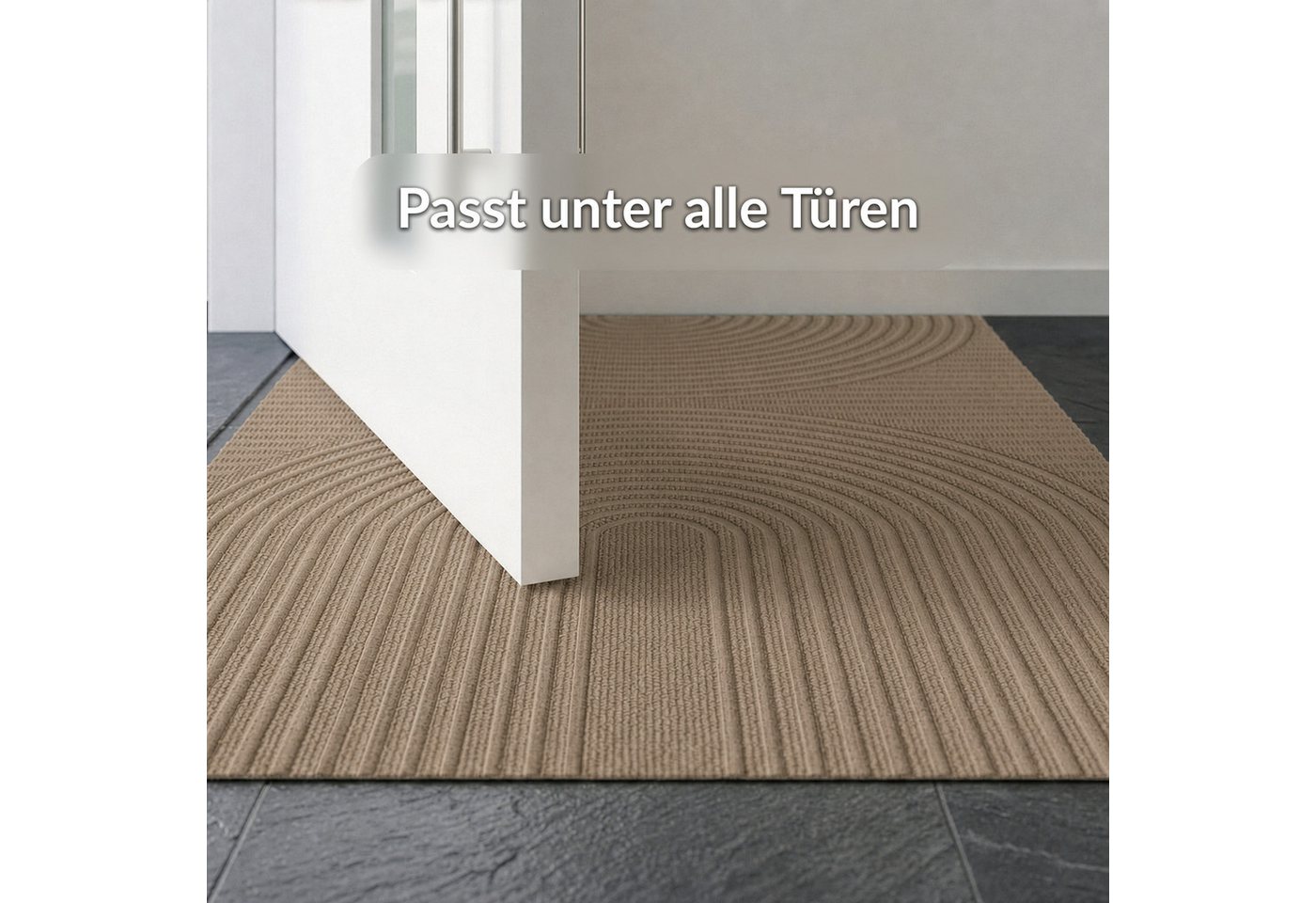 Kubus Fußmatte Schmutzfangmatte Cira waschbar für Innen & Außen rutschfeste Türmatte, pflegeleicht und bei 30 °C maschinenwaschbar Bild 5