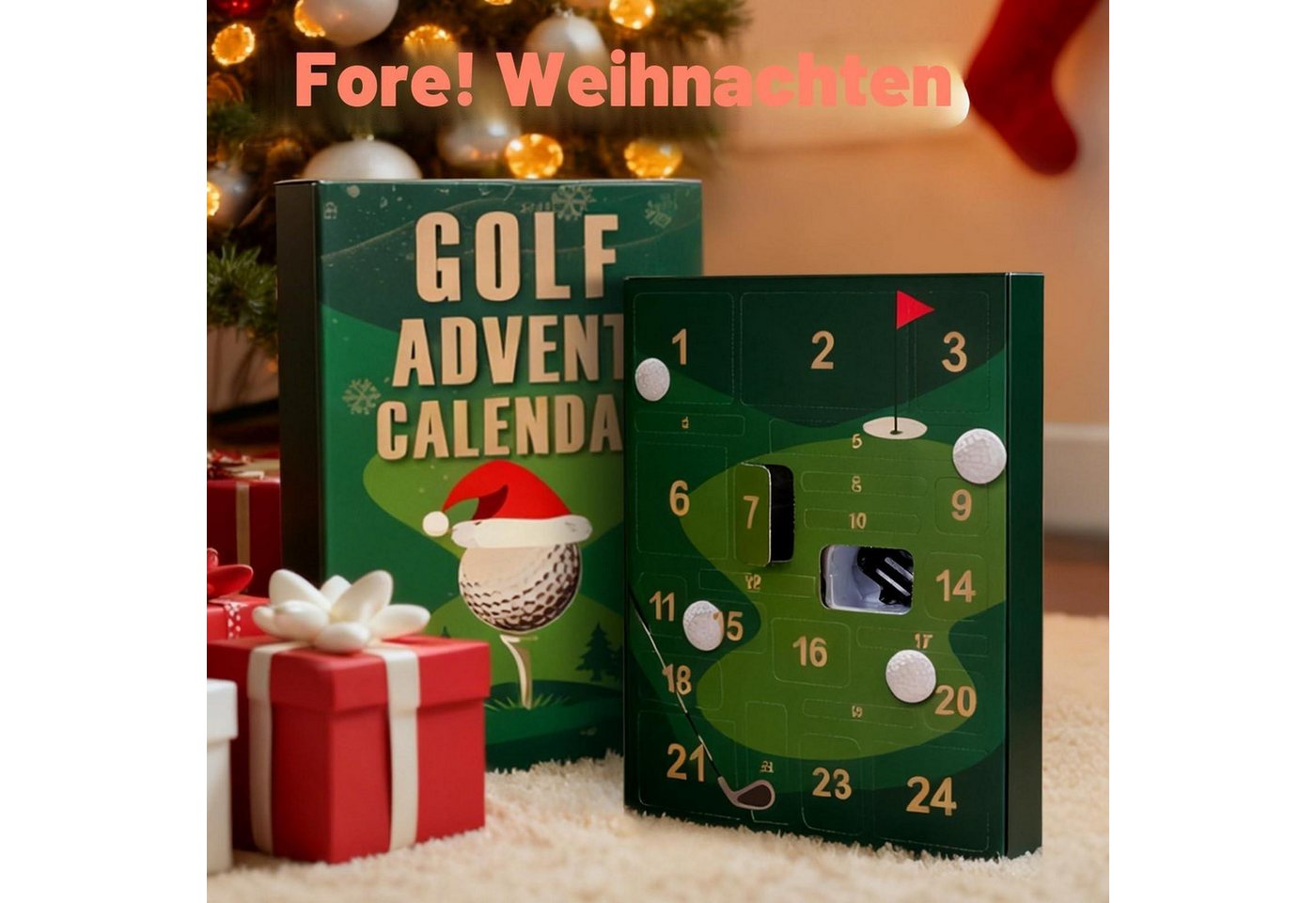 LuxusKollektion befüllbarer Adventskalender Golf Adventskalender Männer 2026 Bild 3