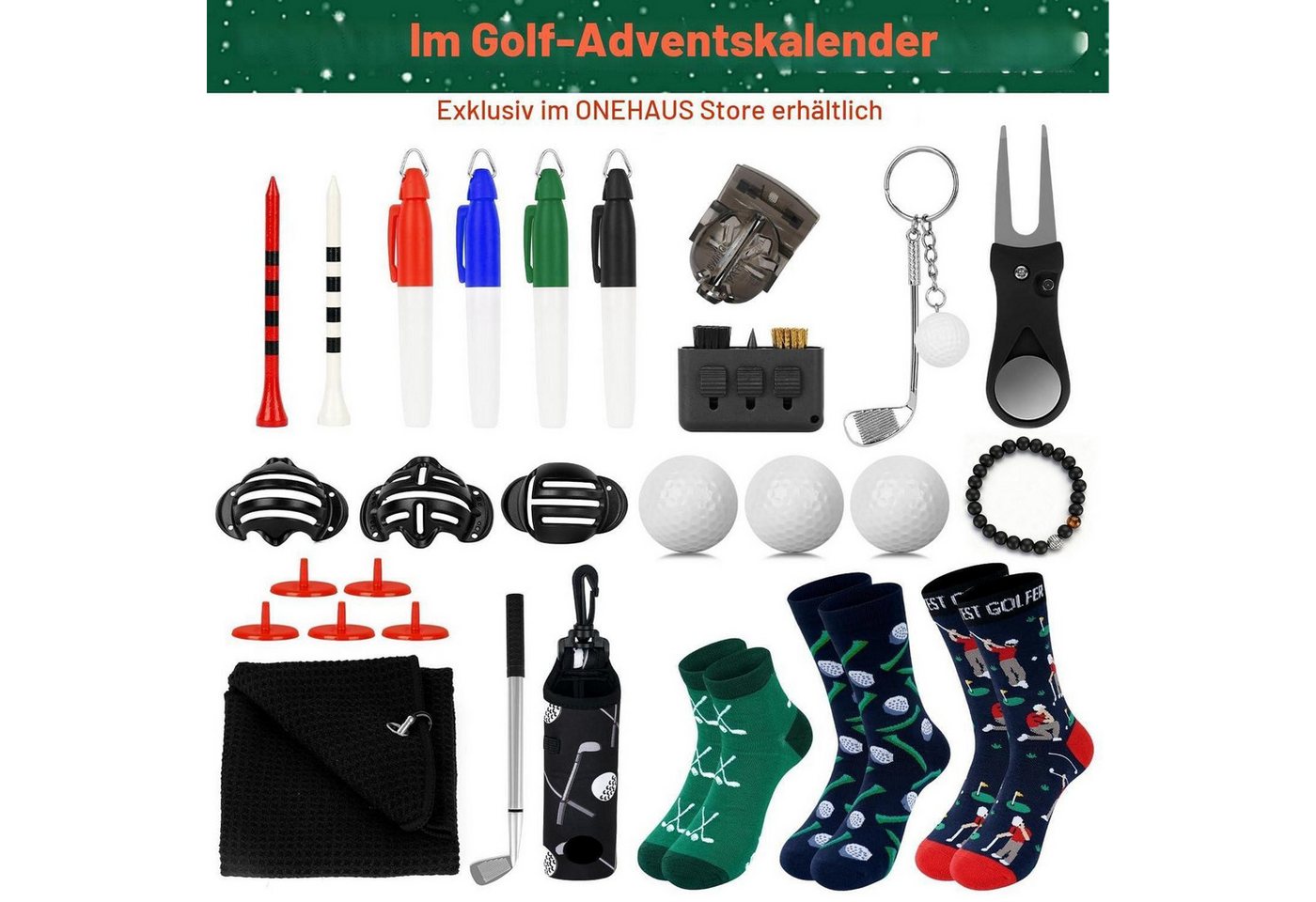 LuxusKollektion befüllbarer Adventskalender Golf Adventskalender Männer 2026 Bild 4