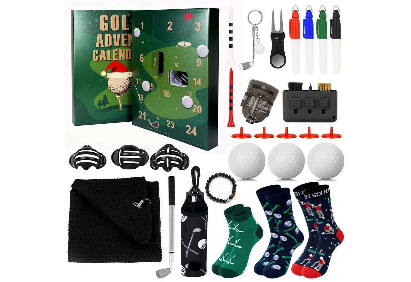 LuxusKollektion befüllbarer Adventskalender Golf Adventskalender Männer 2026 Bild 5