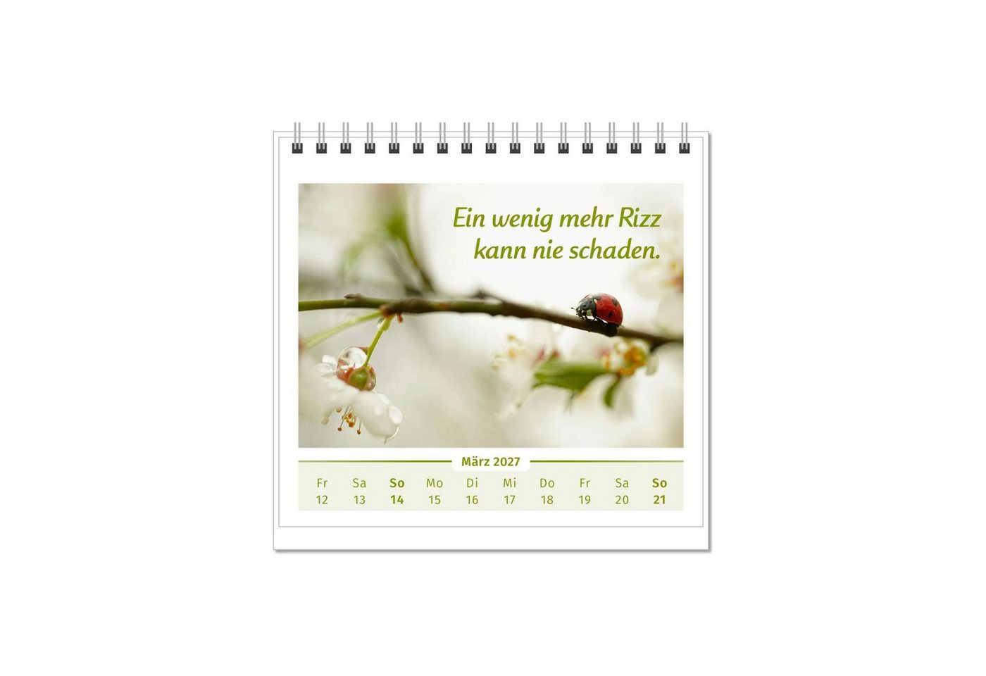 Tischkalender Der Lebensfreude-Tischkalender 2027
