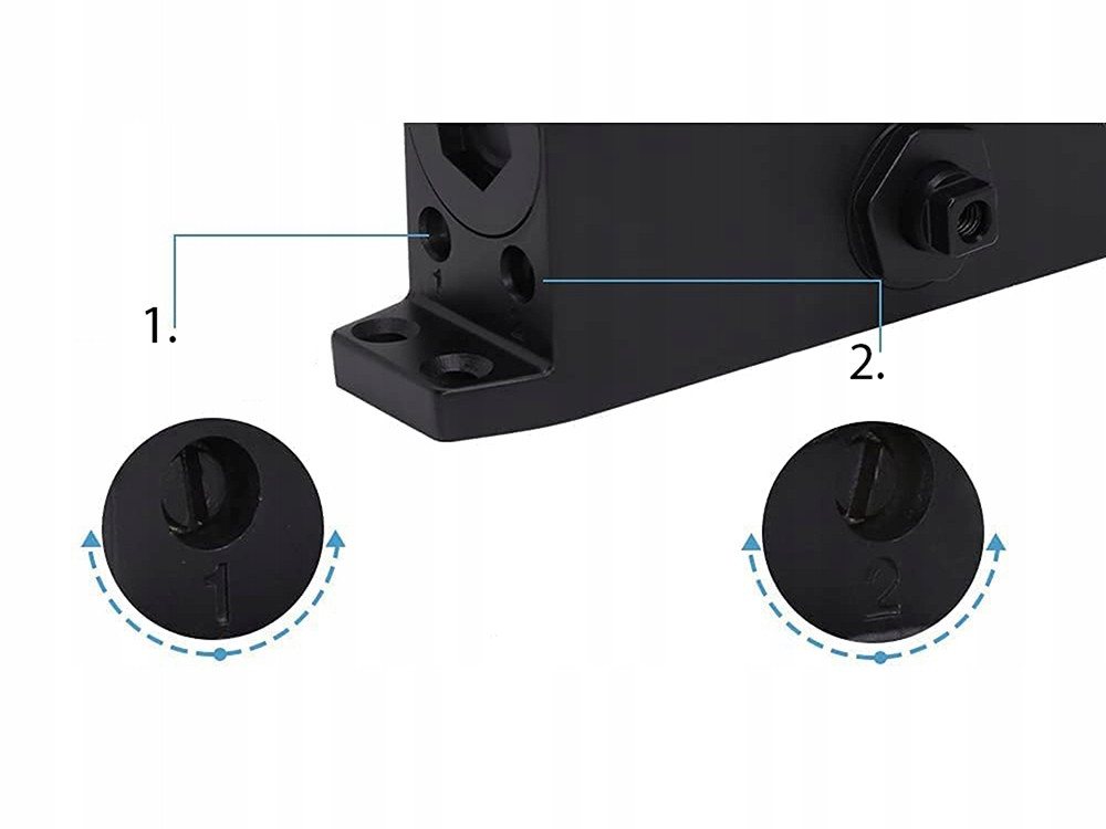 VERK GROUP Türschließer Türschließer Hydraulisch Einstellbar Automatisch bis 65 kg Schwarz, (1-tlg), Hydraulisch, einstellbare Schließgeschwindigkeit Bild 5