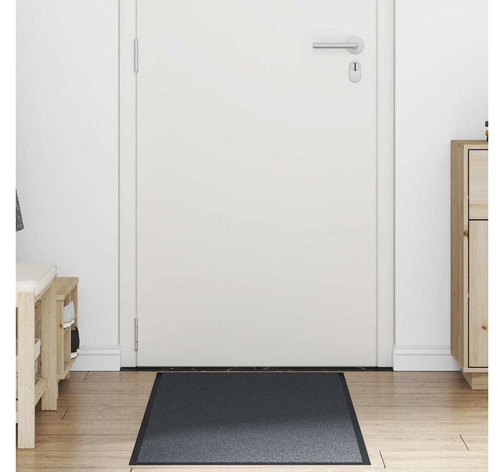 vidaXL Fußmatte Fußmatte Anthrazit 60x150 cm, Rechteckig Bild 3